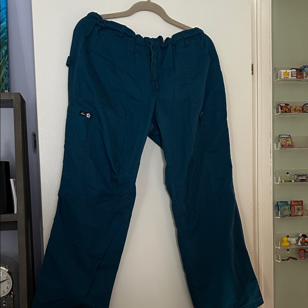 Womens Teal scrub Pants